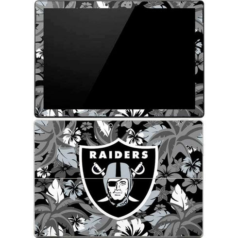 NFL Las Vegas Raiders Tropical Print Surface Pro 4 Skin